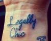 Legally Chic tattoo