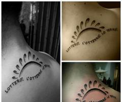 Italian quote tattoo