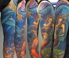 Mermaid tattoo designs