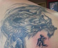 Dragon chinese tattoo