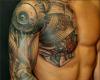 Stunning metal body tattoo