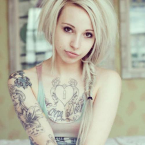 Heart chess tattoo