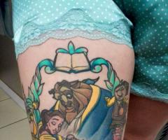 Beauty and the Beast tattoo