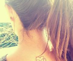Heart and infinity tattoo