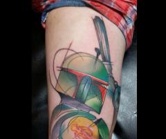 Tatuaje de Boba Fett
