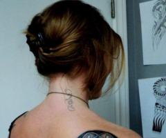 mandala tattoo on back