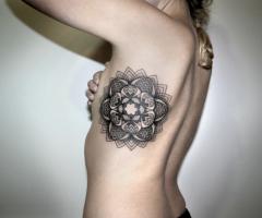 mandala tattoo for woman