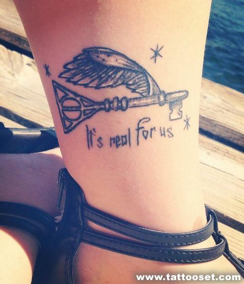 Its real for us HP quote tattoo