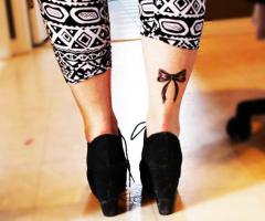 bow tattoo