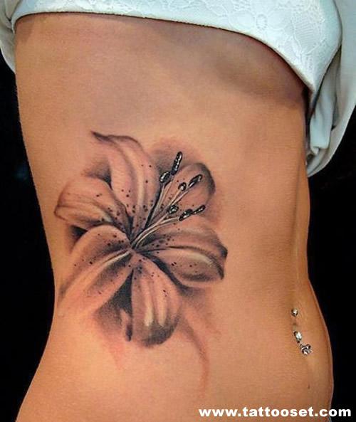 Lillies tattoo for girls