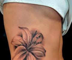 Lillies tattoo for girls