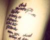 Moon quote tattoo