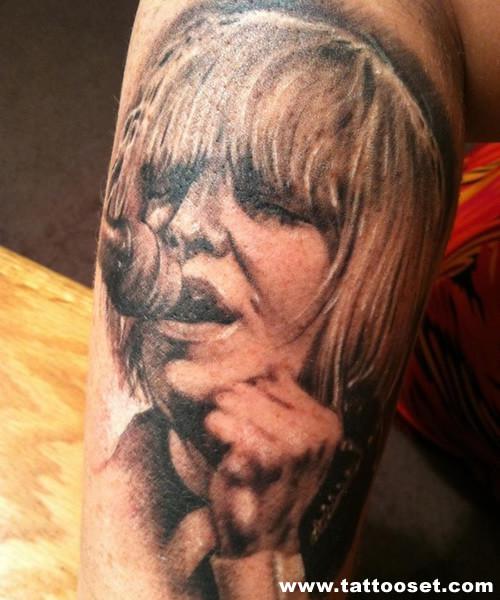 Sia Furler tattoo