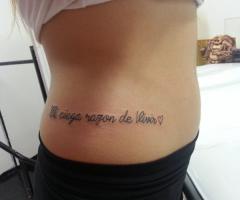 Mi Ciega Razon de vivir tattoo