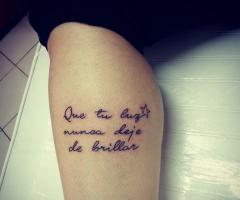 Que tu luz nunca deje de brillar frases para tatuajes en español