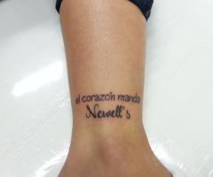 El corazón manda newells tatuaje