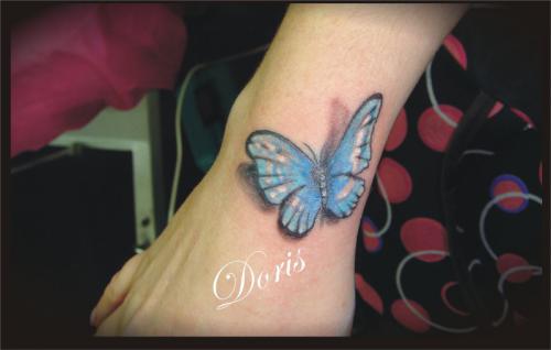3d butterfly tattoo 
