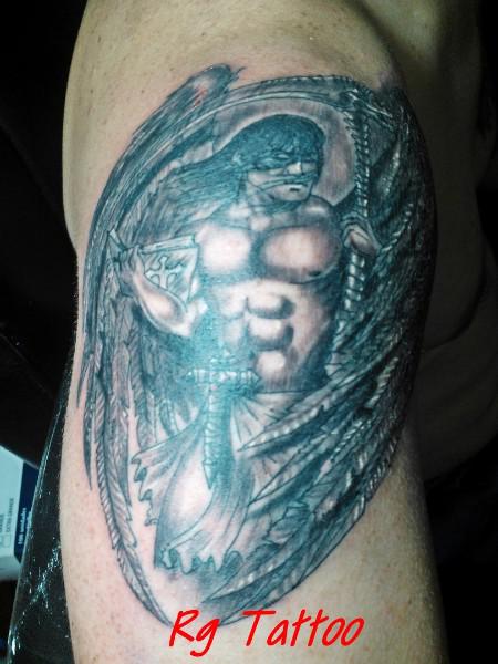 ANGEL BLACK & GREY