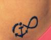 infinity anchor tattoo