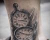 Poket watch tattoo