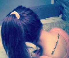 What doesnt kill you  makes you stronger quote tattoo