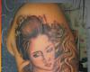 geisha tattoo sleeve