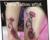 Poppy flower tattoo 