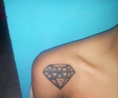 (JerryTattoo) Diamante tatuaje