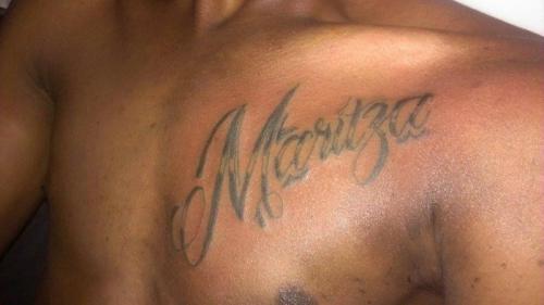 (JerryTattoo) Tatuaje nombre Maritza