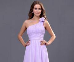 purple bridesmaid dress