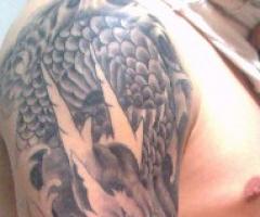 manga black and grey oriental