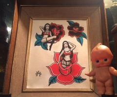 Sexy Nuns tattoo flash