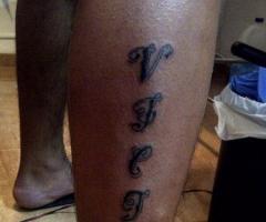 Tatuaje de nombre Victor