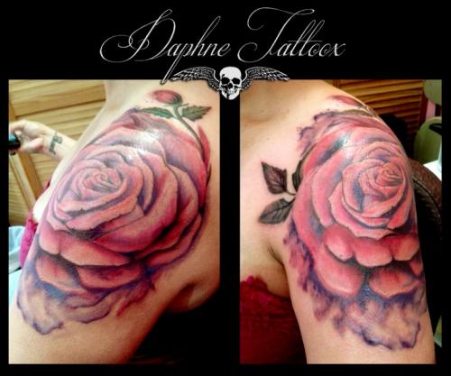 Rose tattoo for women