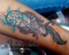 Dreamcatcher arm tattoo