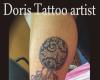 Lace Dreamcatcher leg tattoo