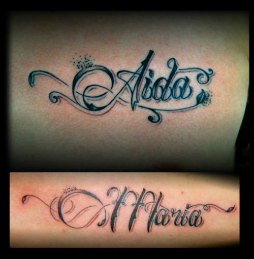 lettering tattoo