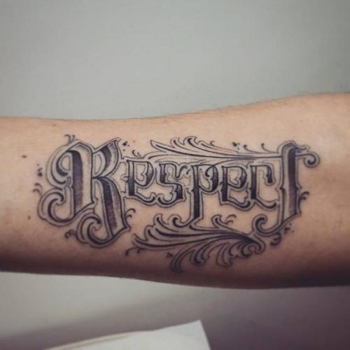 lettering tattoos