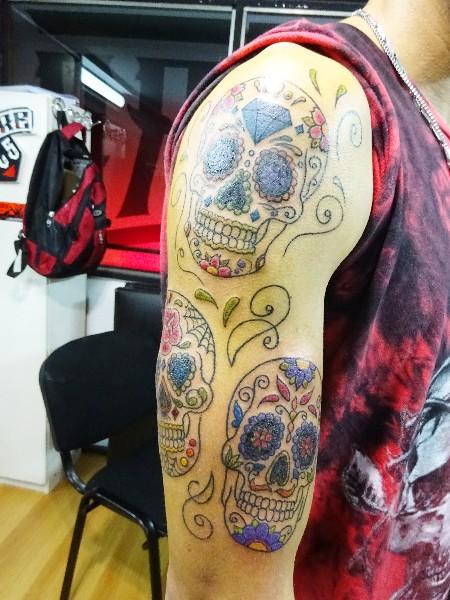 skull mex tattoo