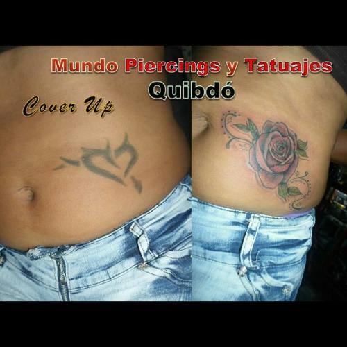 Cover Up Tattoo Rose