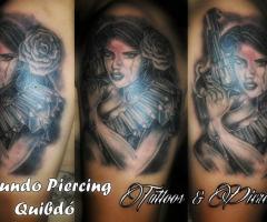 Realistic Tattoo - Pin Up
