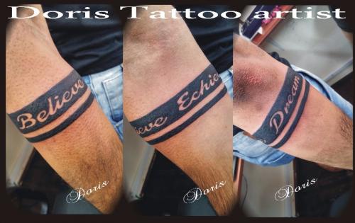 black breselate tattoo