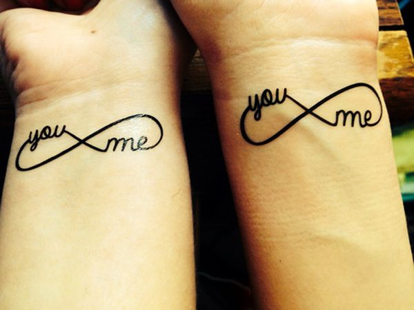 The Infinity Tattoo matching tattoos